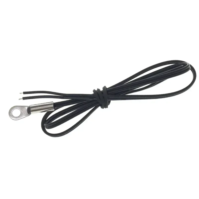 10pcs Temperature Sensor Aperture 4.2mm Fixed Head  Resistance 5K B Value 3950 Error 1%  LU2651 24AWG L=55CM TIN  NTC Thermistor