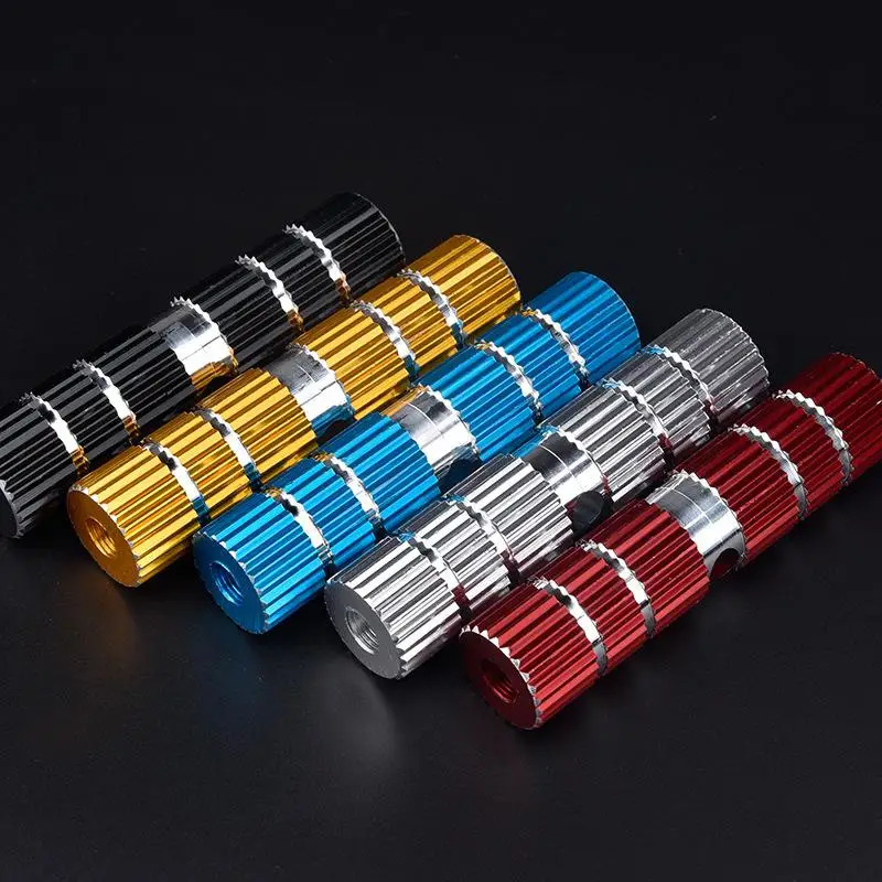 Anti Slip Bike Pedals 1 Pair Axle Foot Rest Pegs Universal Bicycle Front Rear Socle Pedal for Safe Urban Commuting