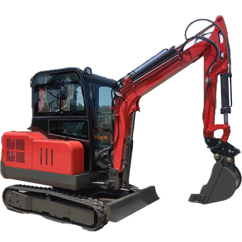 Customized  CE Excavator mini 2.5 Ton EPA Euro 5 Kubota Engine Crawler Digger Farm Mini Excavator Digger Prices