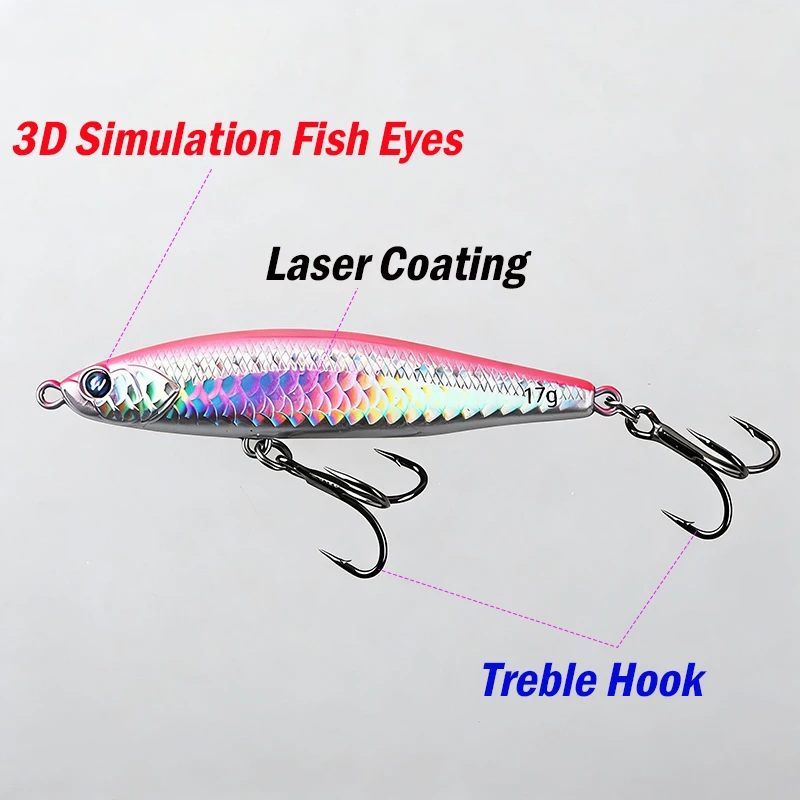 Testar Sinking Pencil Bait – Stickbait de lance largo para depredadores - imagen 5