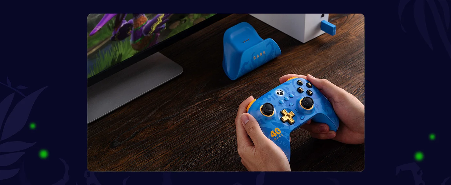 8BitDo Ultimate 3-Mode Game Controller - Seltene 40. Jubiläumsausgabe für Xbox Series X | S, Xbox One, Apple, Windows PC, Android – Detail 10