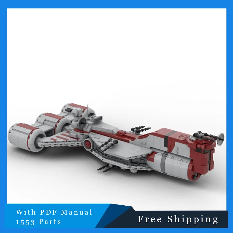 1553 PCS MOC Star Battle Building Blocks Set Spacecraft Technology Modular Bricks Model Children DIY Assembly Toy Birthday Gifts