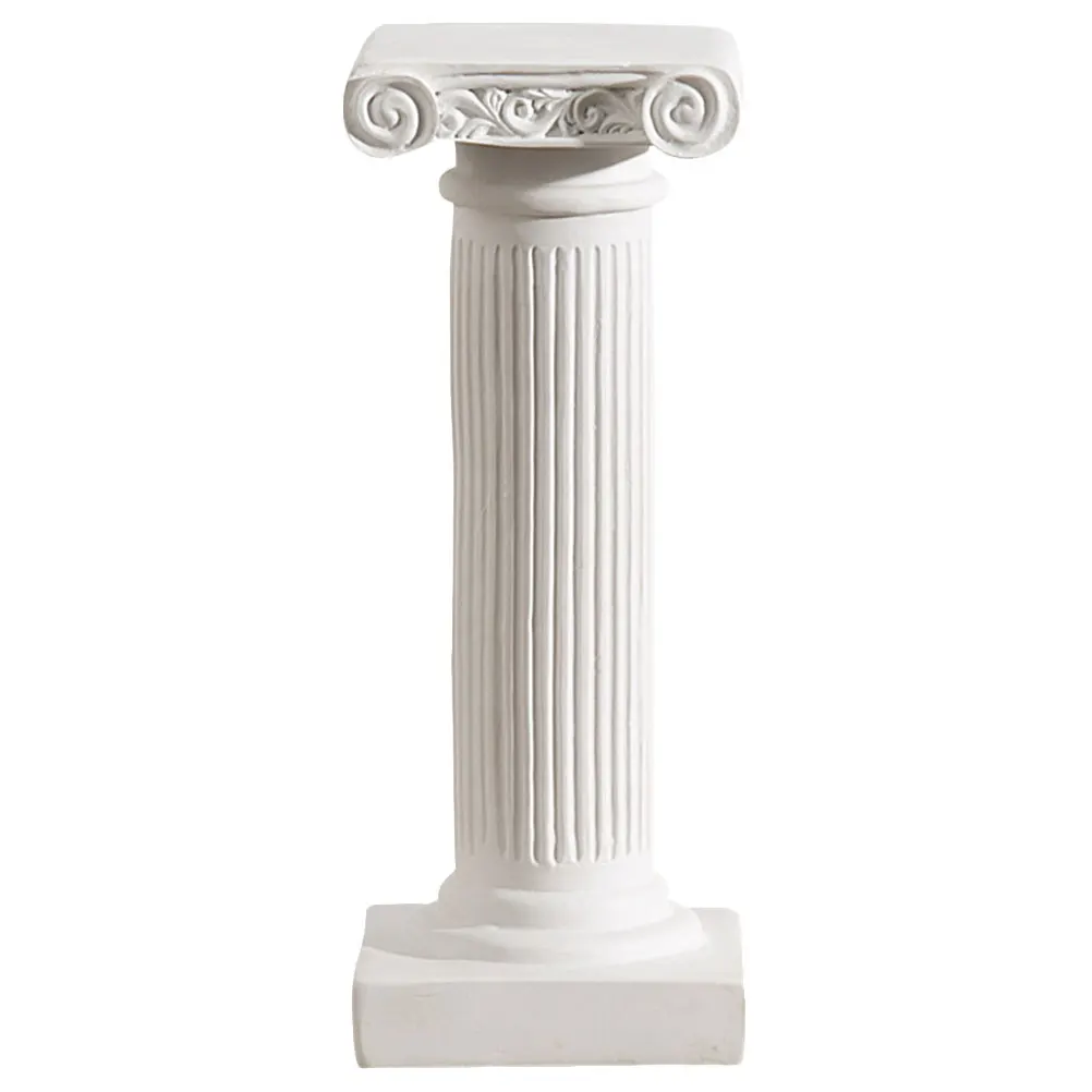 

Miniature Roman Column Ornament Resin Pillar Decor For Wedding Garden Yard Indoor Outdoor Artistic Statue Landscape Sculpture