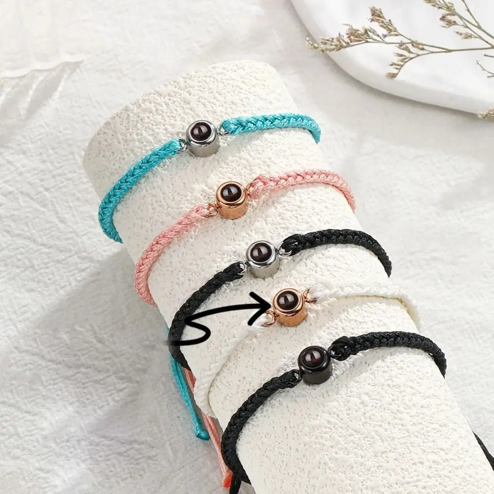 Custom Photo Bracelet Personalized Projection Bracelets with Picture Inside 100 Languages I Love You Bangle Jewelry Accessories