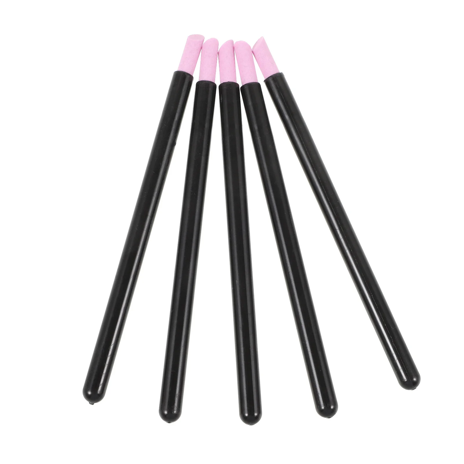 5 قطعة قلم نقش الأظافر البلاستيك متعدد الوظائف أداة مانيكير لإزالة الجلد الميت التقشير تلميع طحن #3