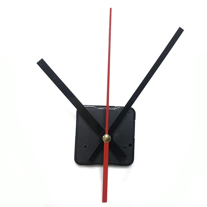 

10set Silent large wall Quartz Clock Movement Mechanism Black & Red Hands Repair Tool Parts Kit DIY Set 9 /12 /15 /17 /20 /24mm