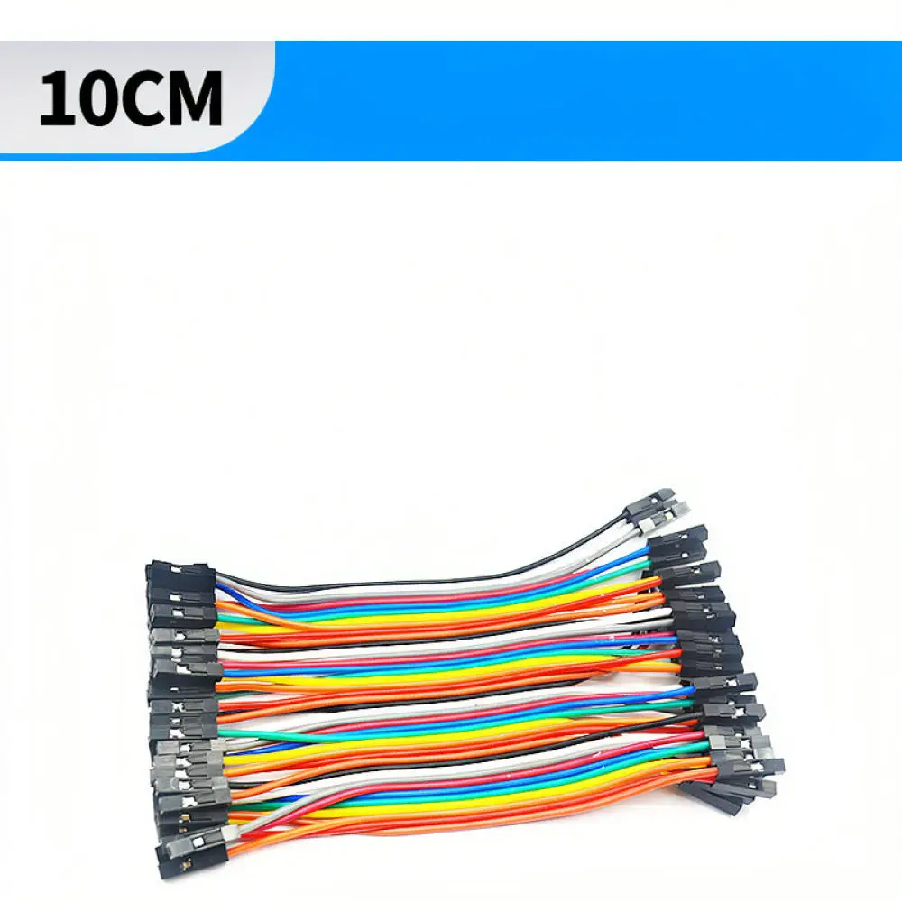 For For Risym 40P Ribbon Jumper Cable Multicolor Dupont Connector Male Female For Electronic Breadboard Prototype Tool