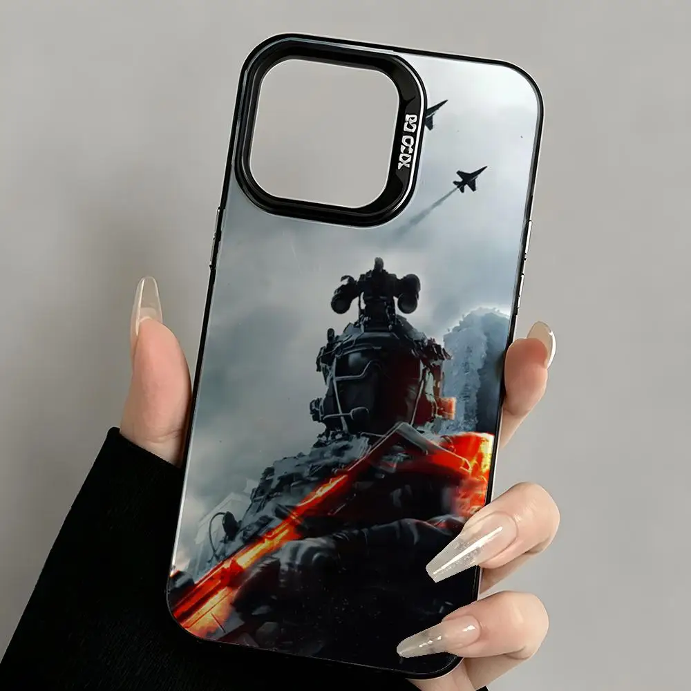 Shooter Game B-Battlefield2042 Phone Case For IPhone 17 16 15 14 13 Pro Max Air Matte Laser Metallic Aurora Luxury Case - view 5