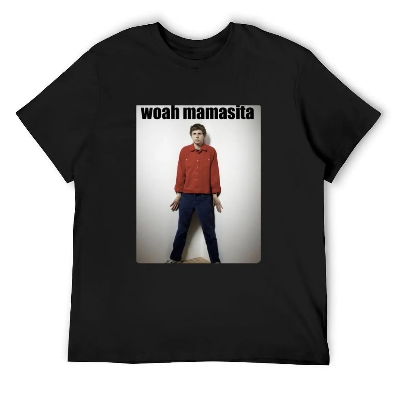 Michael Cera Woah Mamasita T-Shirt korean fashion shirts graphic oversizeds for a boy men clothing