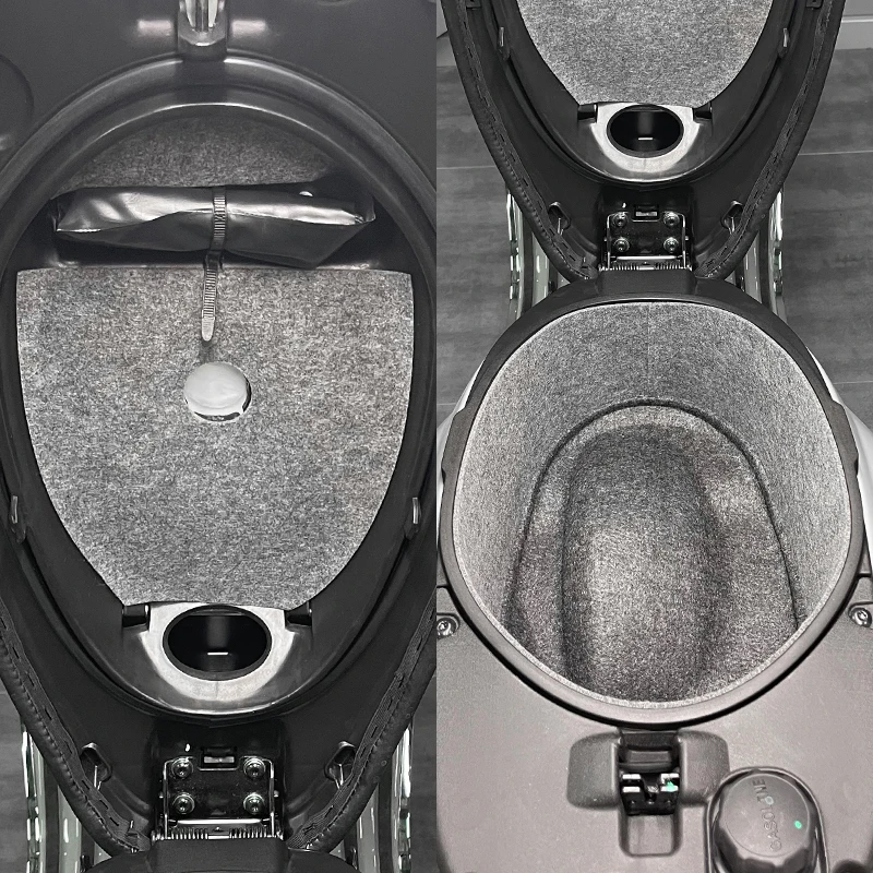 Usado para VESPA Sprint 150, almacenamiento de bicicletas, almohadilla de protección de rodamiento, accesorios de motocicleta, Kits de almohadillas de protección de cubo de asiento
