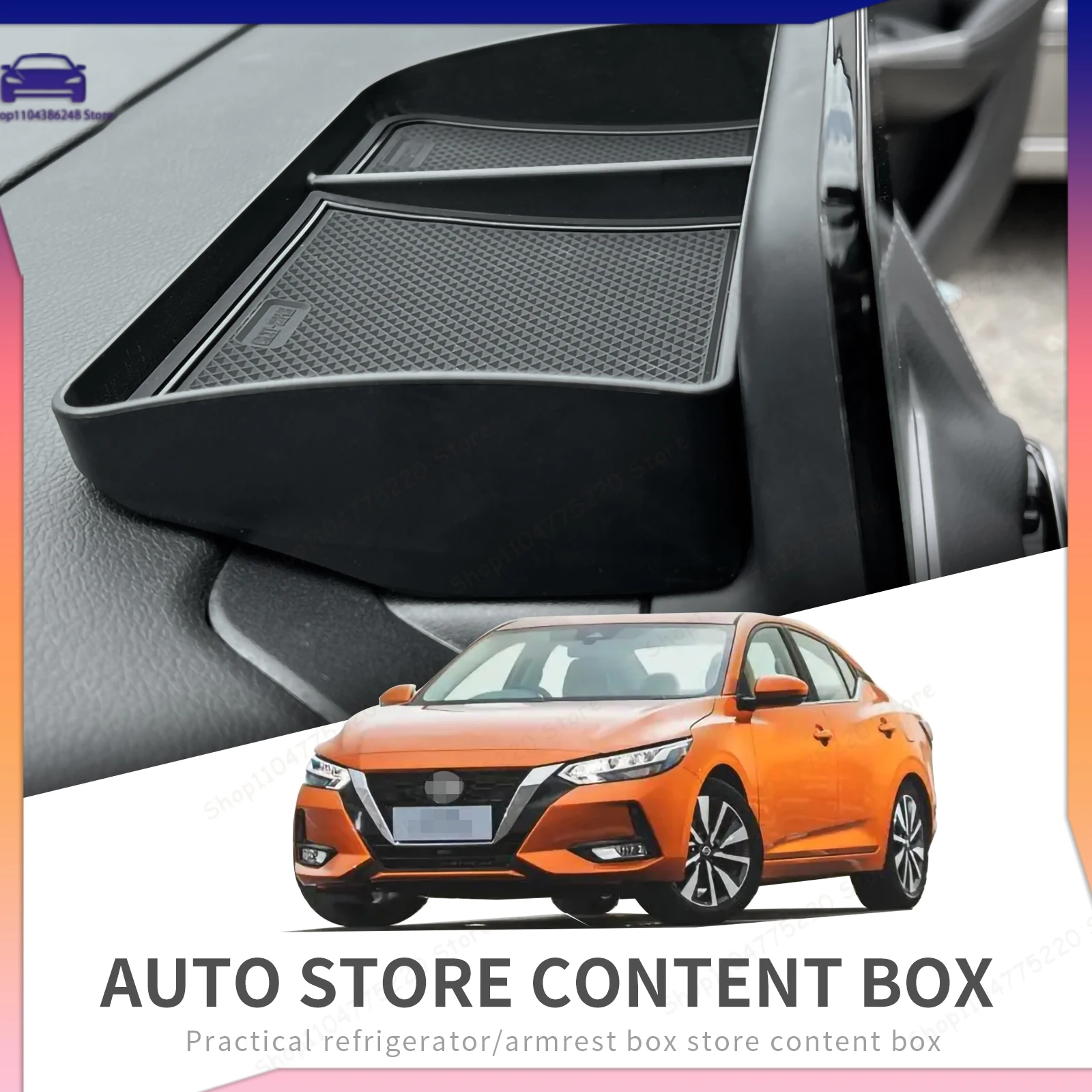 Car Accessories Dashboard - Car Center Console Hidden Dashboard Storage