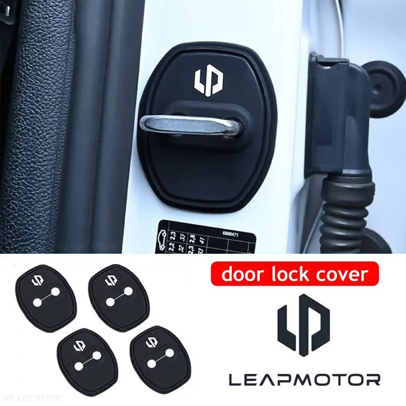 

For Leapmotor B10 C10 T03 Car Door Lock Protective Silione Cover Accessories