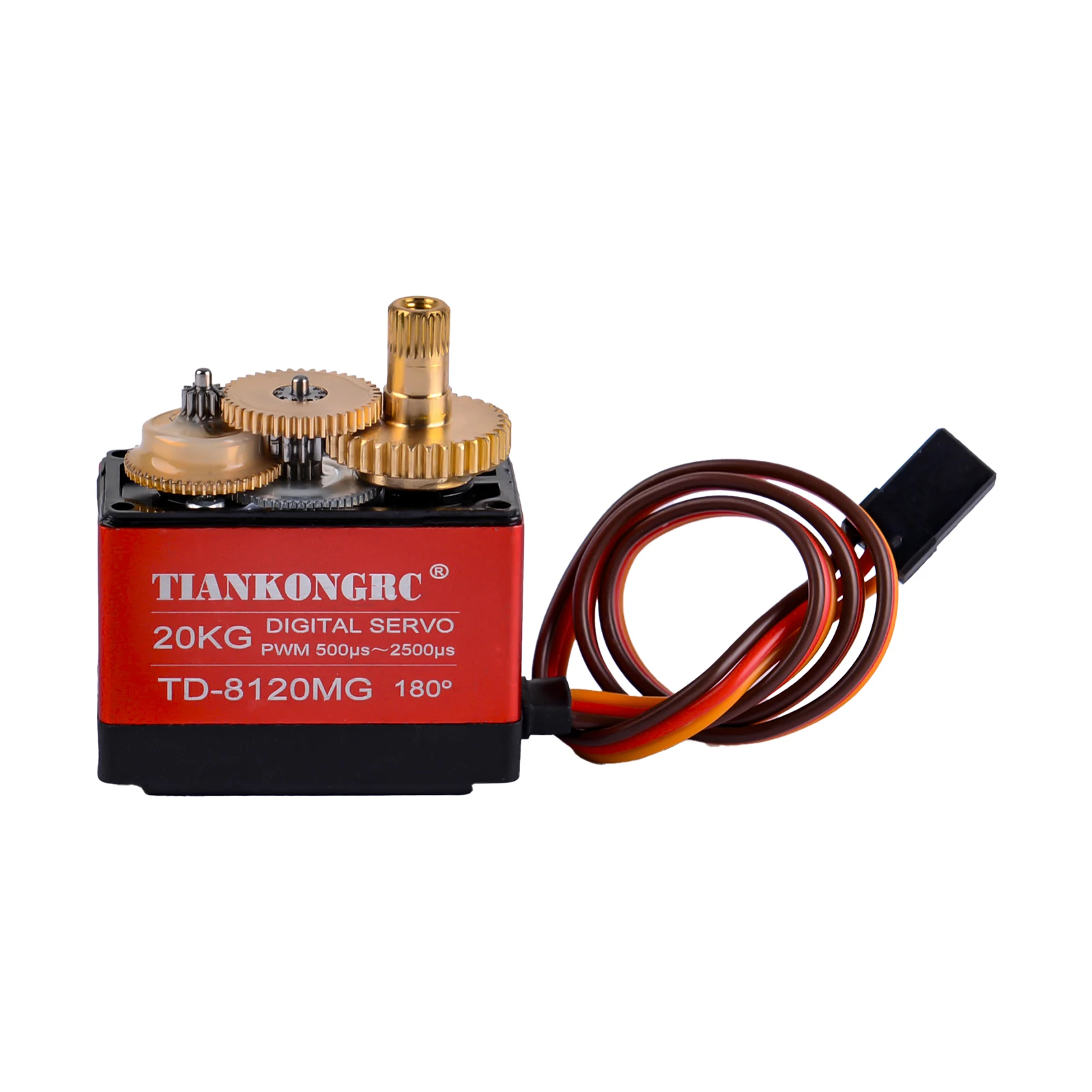 TD-8120MG Waterproof Metal Gear Digital Servo 20kg High Torque 180/270/360 Angle For RC Car Remote Control Car Model Vehicle Toy