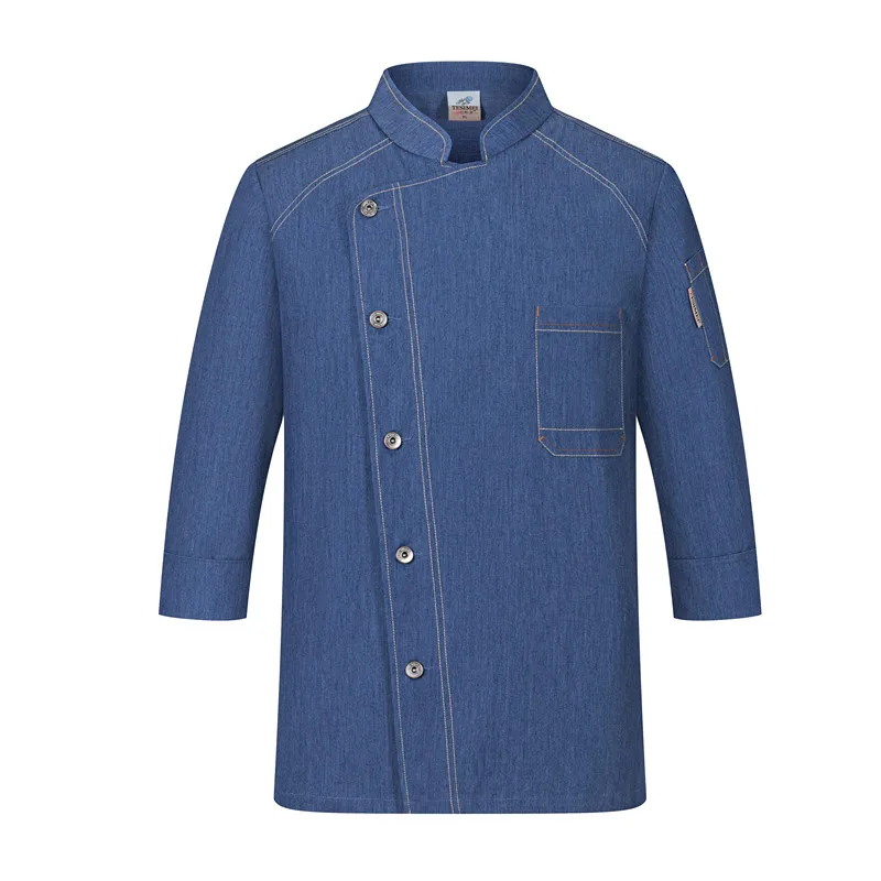 

Chef Uniform For Men Women Kitchen Jacket Chef's Coat Restaurant Hotel Costume Shirts Long Sleeves Waiter Autumn Winter
