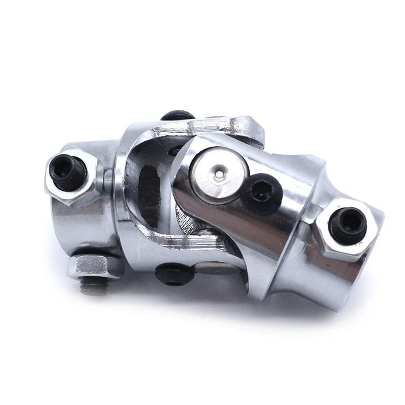 

For Mustang II Power Rack Car Spare Parts 3/4-36 Spline X 3/4Inch DD Smooth Chrome Universal Steering Shaft U Joint