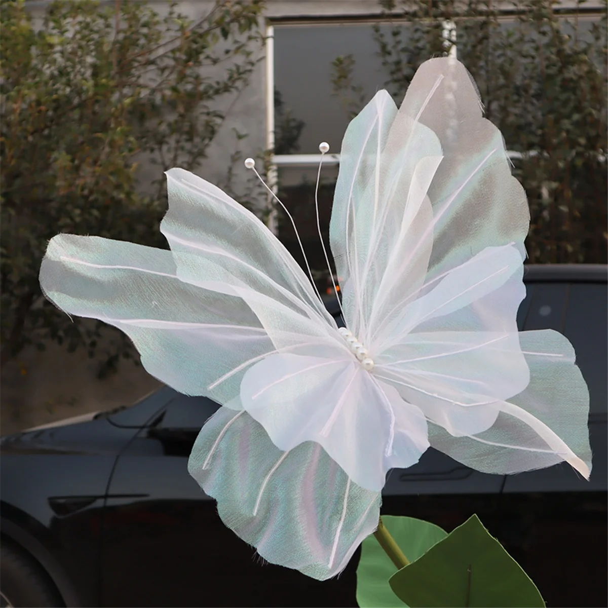 50cm Big Simulation Butterfly 3D Outdoor Shopping Mall Wedding Service Decoration Fake Butterfly