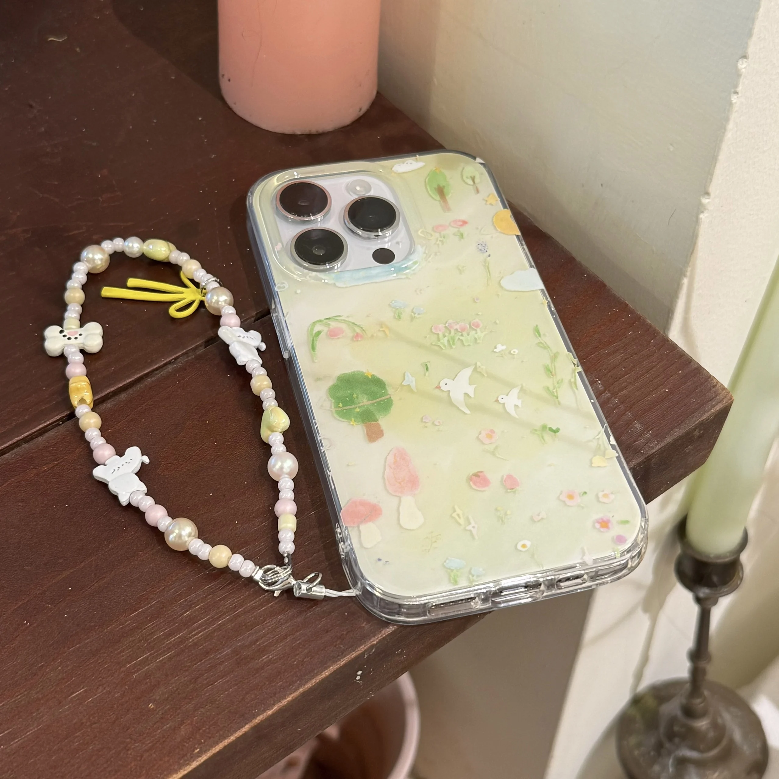 Чехол для телефона с милыми животными и птицами для Iphone 15 Pro 16 Pro Max 13 14 15 16 Pro Max 13 Pro Max, чехол-браслет Fundas