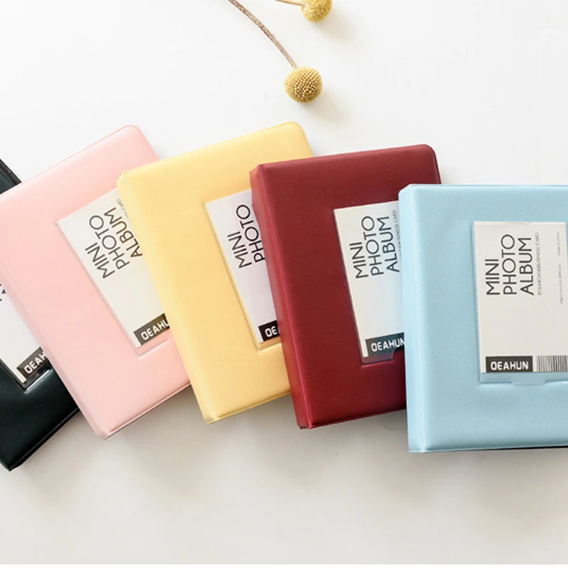 

Фотоальбом Candy Color 3 дюйма, мини-биндер в нежных тонах для моментальных фото, домашнего декора и хранения воспоминаний