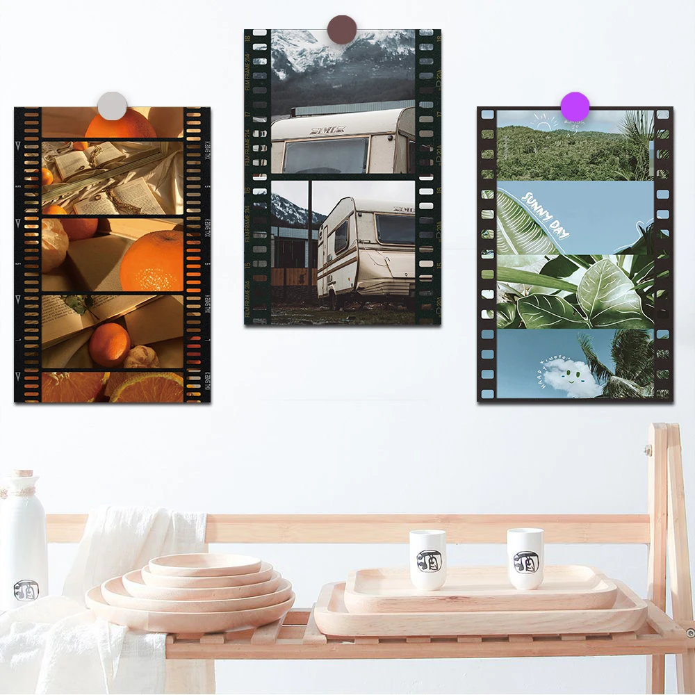 10PCS With the Light Poster Sticker 10×15CM Students Coffee Photo Luggage Kawaii Gift For Living Refrigerator Card Decals