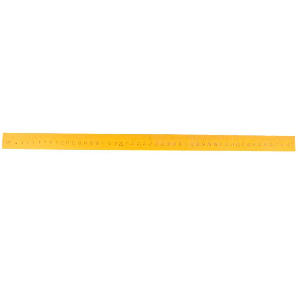 50cm / 20inch Wooden Metric Ruler Measuring Ruler Tools School Stationery