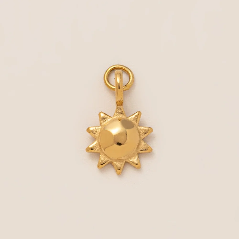 Modische, trendige, vielseitige DIY-Anhänger mit Sonne, Stern und Mond für Schmuck. – Detail 2