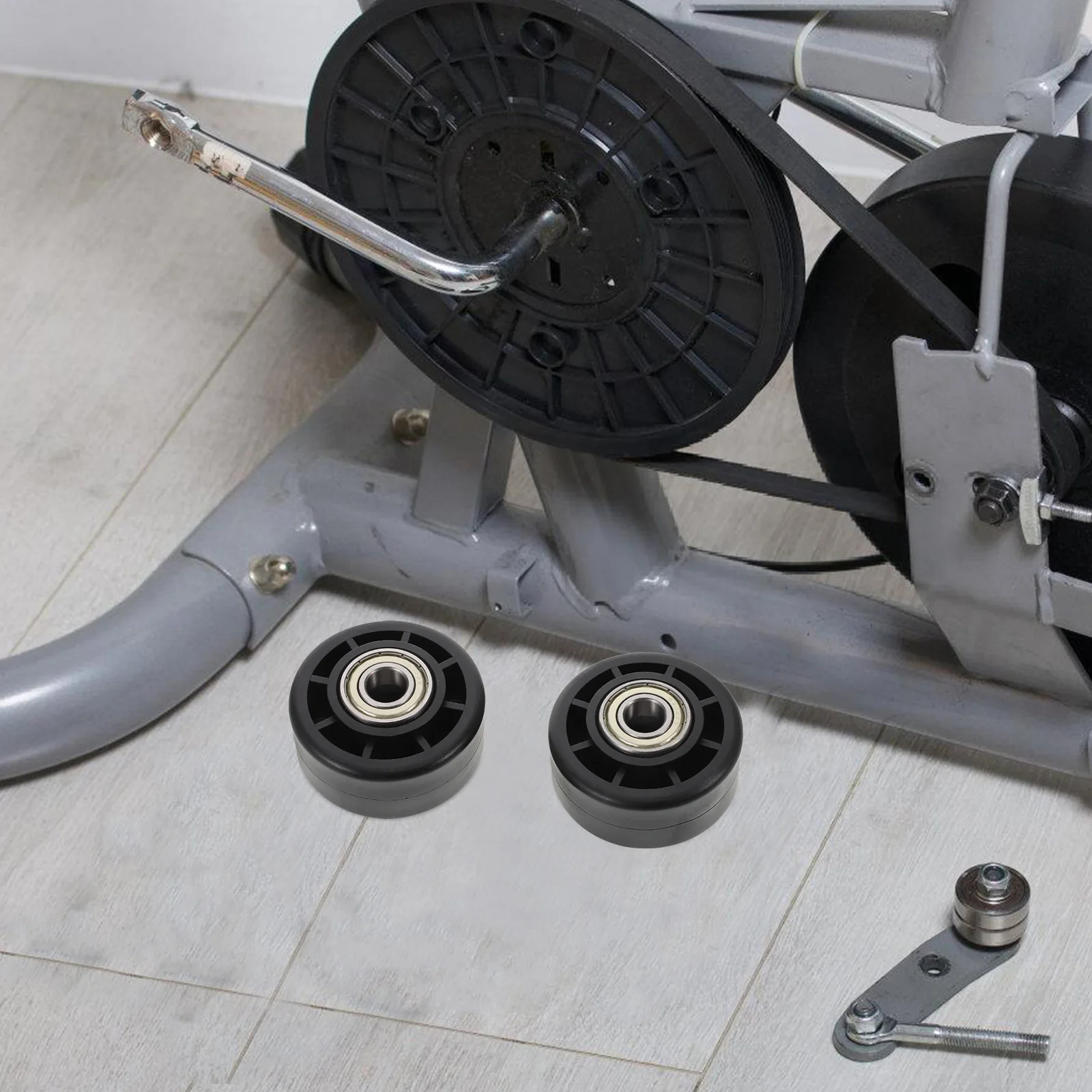 

2 Pcs Fitness Equipment Universal Wheel Gym Replaceable Pulley for Accessories Bearing Part Pp Supply Accessory