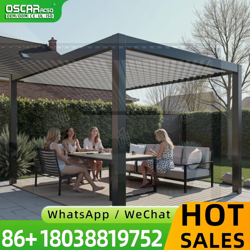 Sturdy Rustproof Aluminum Pergola Innovative Weather Resistant Outdoor Garden Patio Backyard Deck Grape Trellis Canopy Shelter E