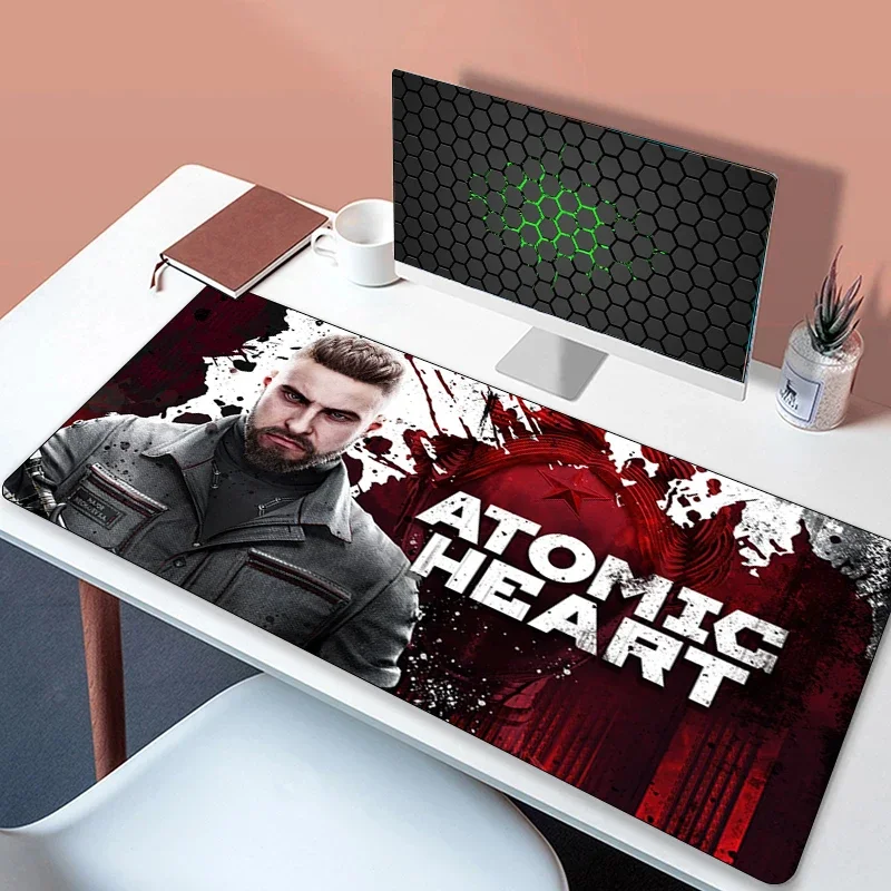 

Xxl Mouse Pad 900x400 Keyboard Mousepad Atomic Heart Gaming Carpet Computer and Office Mats 900 × 400 Mause Deskpad Extended Mat