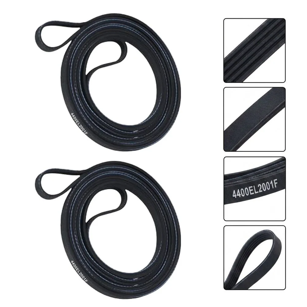 2-Pack Dryer Drum Belt Compatible with For GE and For Kenmore Models Including AP5972814 for Reliable Appliance Replacement