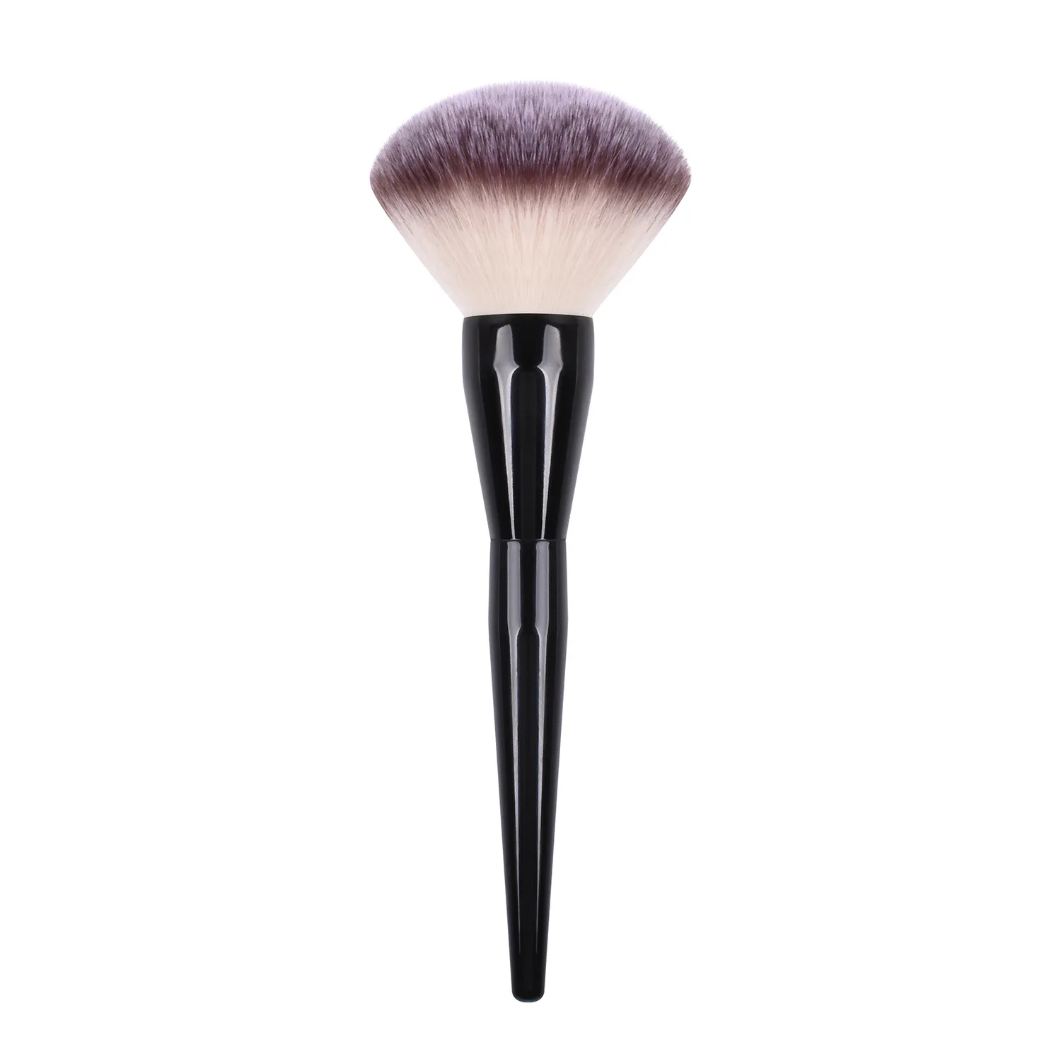 large-powder-blush-private-logo-customized-single-makeup-brush-black-professional-luxury-vegan-synthetic-hair-wholesale-10pcs