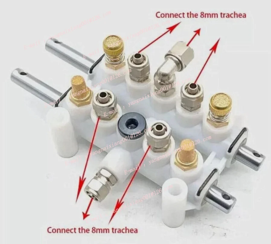 1pc Air Control Valves Foot Pedal Valve Double Pedal Valve Cylinder Controlling Valve Switch