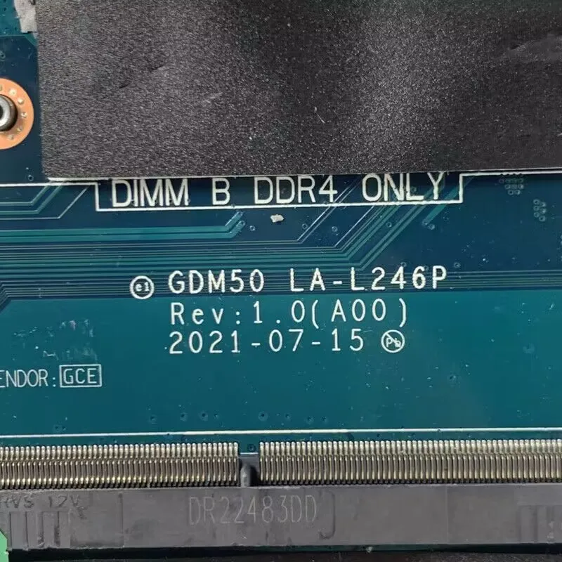 CN-0RJTDW LA-L246P เมนบอร์ด CN-0XMF7W CN-0CNN1C สำหรับแล็ปท็อป Dell 3511ที่มีซีพียู I3-1115G4/I5-1135G7 100% ทำงานได้ดี