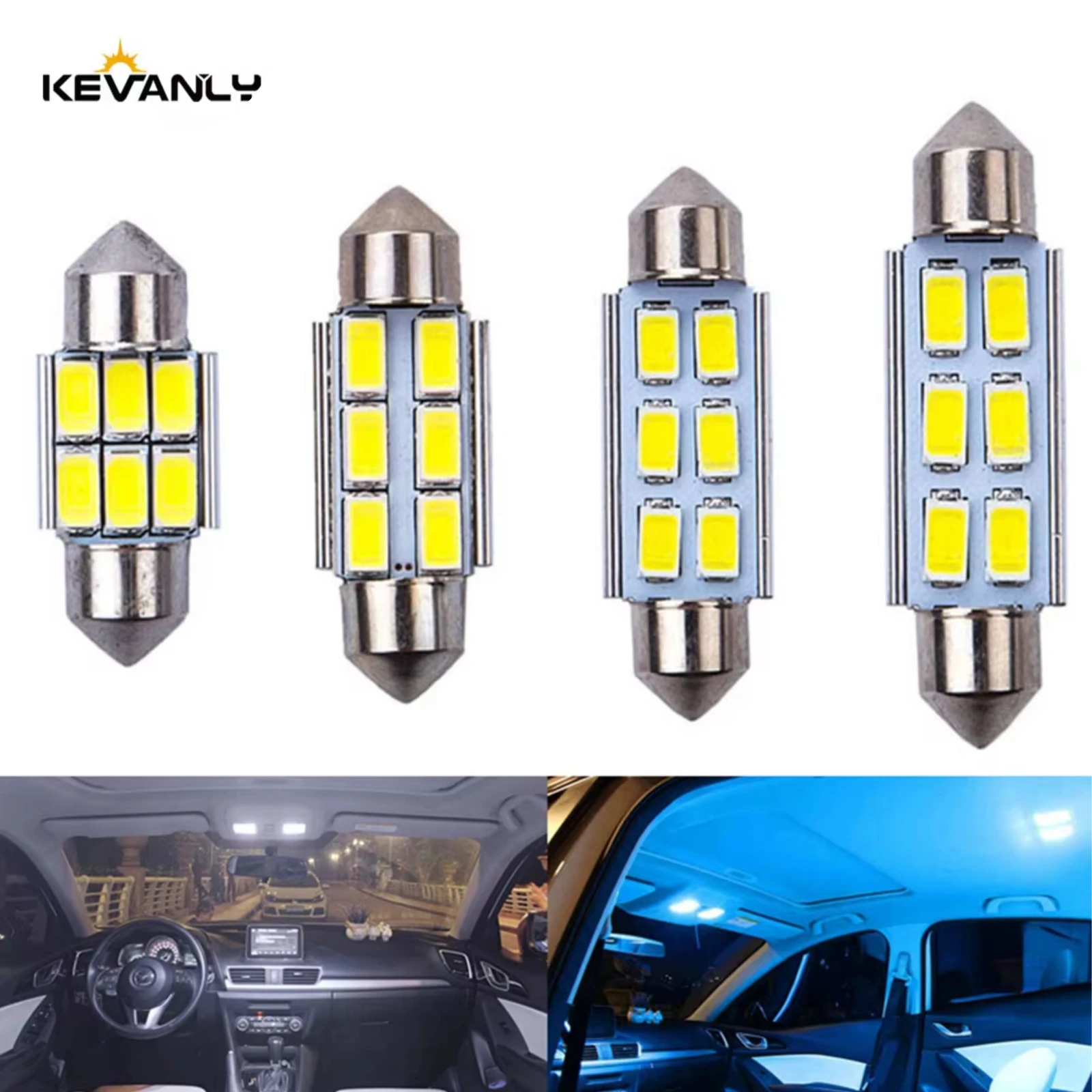 4Pcs Festoon C5W C1…