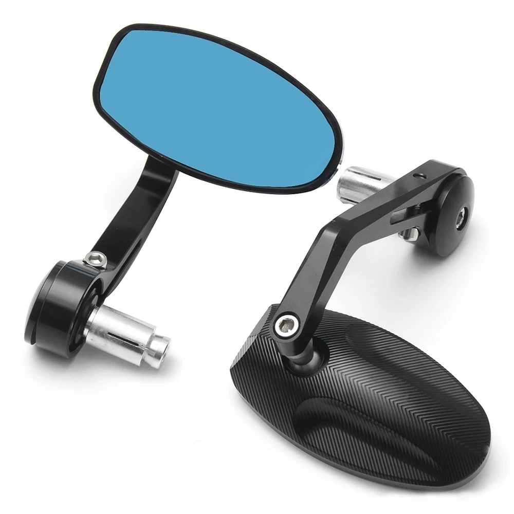 Aluminum Alloy 22mm Handle Bar End Motorcycle Side Mirror Motorbike Universal For Ducati 848 Monster 600 620 795 Suzuki GSR750