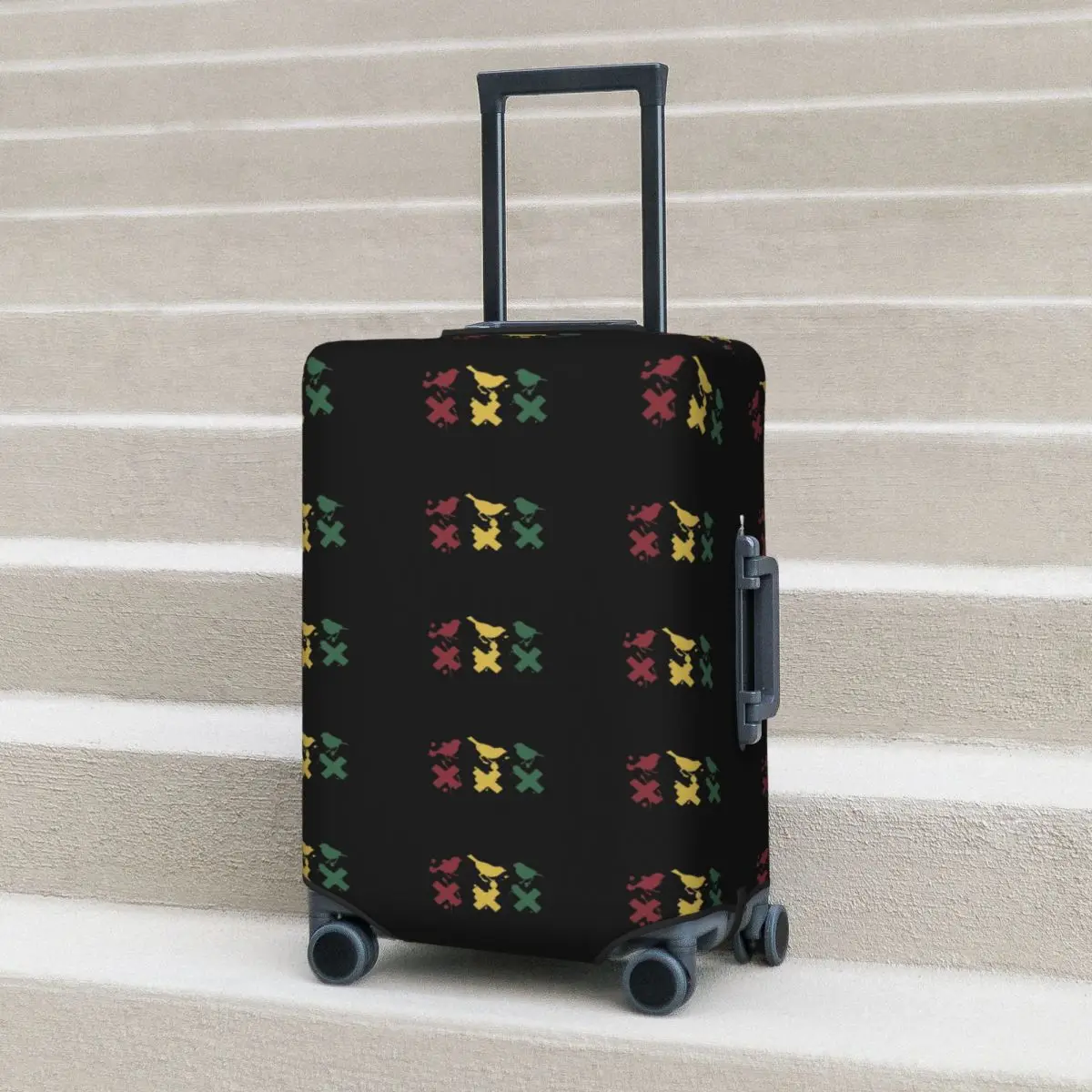 Ajax 3 Little Birds Suitcase Cover Protection Elastic Trip Luggage Protector Covers for 18-32 Inch
