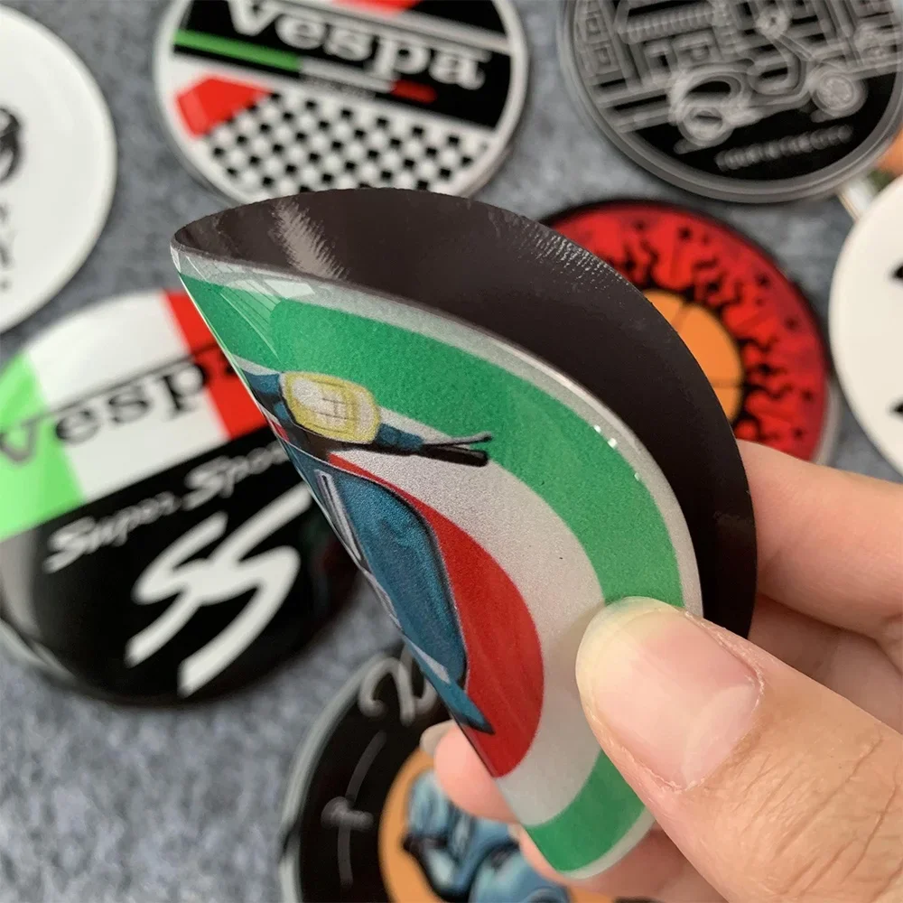 Naklejki magnetyczne 3D Emblemat Motocykl Skuter Naklejki na karoserię dla Vespa 300 Gts Akcesoria PX Sprint Primavera LX 125 50 Special — zdjęcie 5