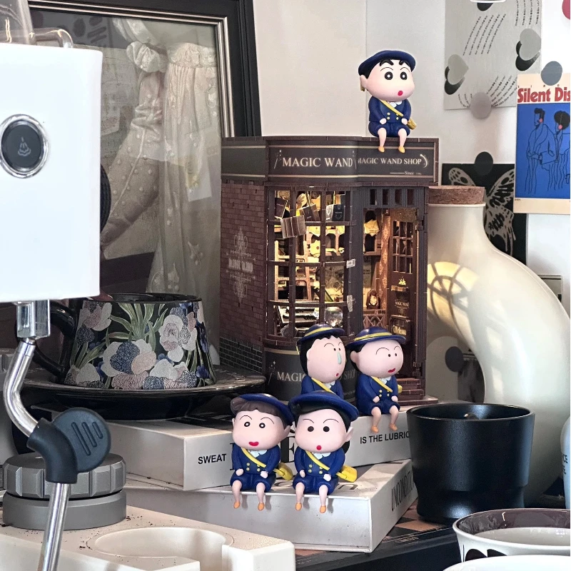 52toys Crayon Shinchan Cartoon Anime Action Figure Desktop Dekoration Modell Puppe Kreative Sammeln Spielzeug Kinder Mädchen Geschenke