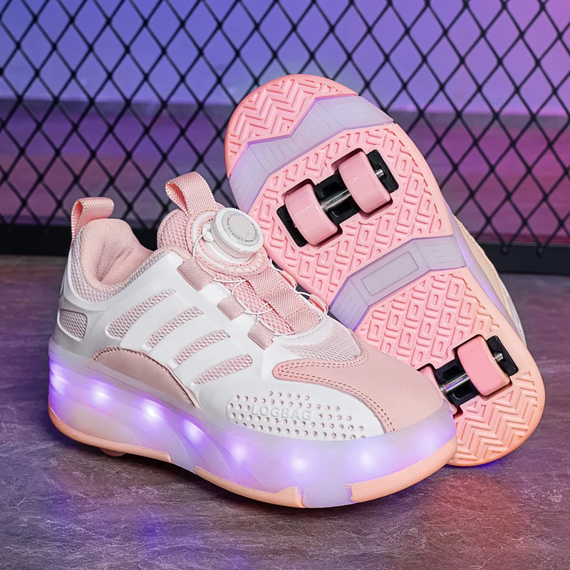 

Roller Sneakers for Kids & Students: 8-Wheel & 4-Wheel Invisible Roller Shoes, Boys' & Girls' Skates