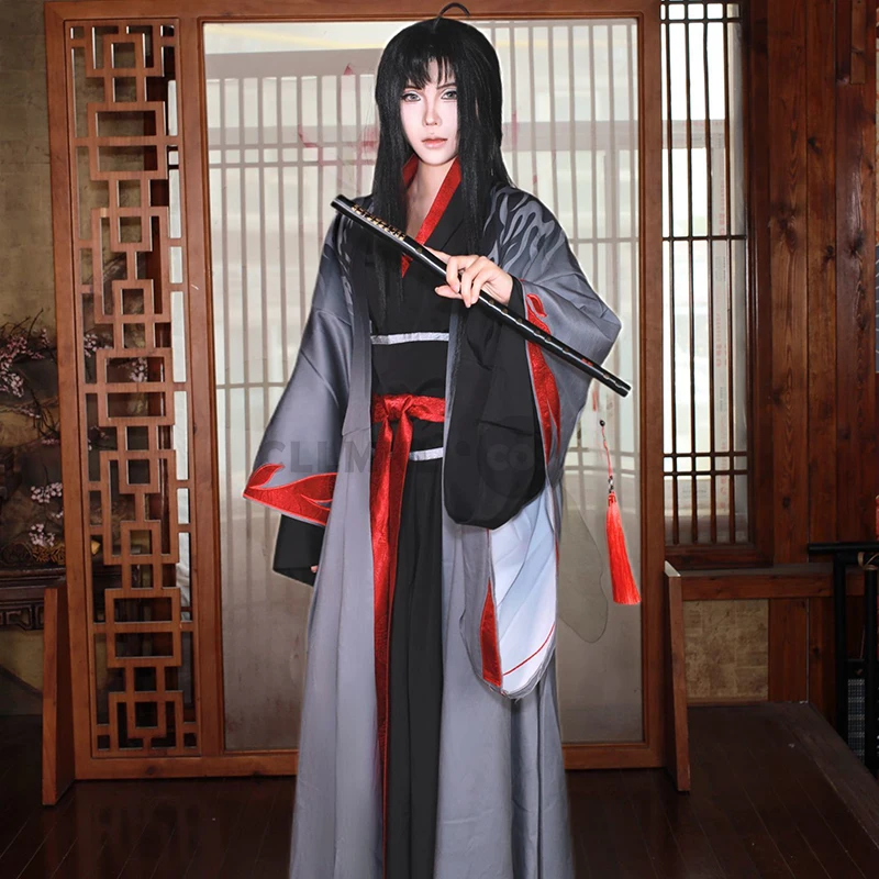 

MoDaoZuShi Grandmaster Of Demonic Cultivation WeiWuxian Reborn Ver Косплей Костюм Hanfu Одежда Костюм для ролевых игр