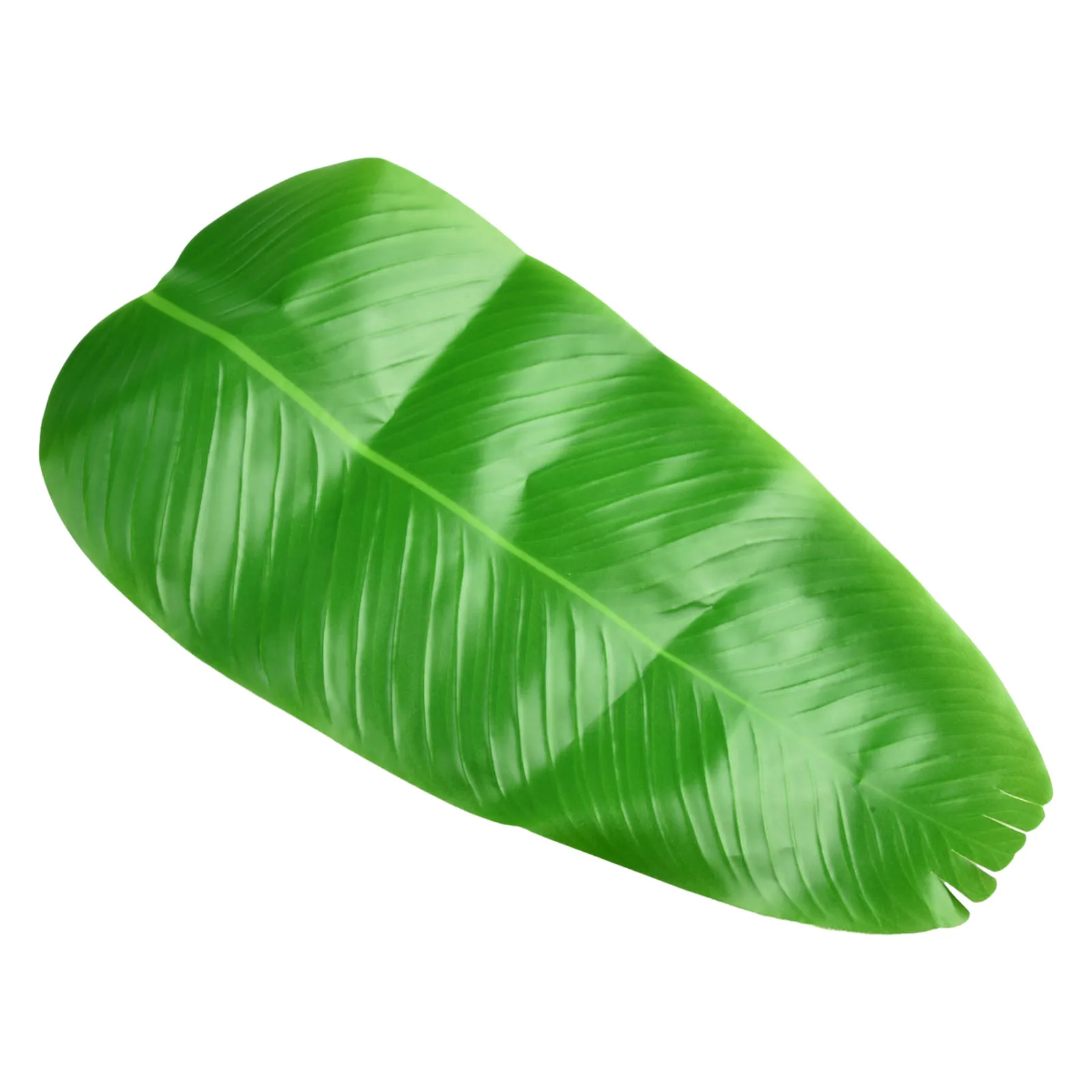 Simulation Banana Leaf Hawaiian Style Simulation 37.5*19cm Banana Leaf Decoration Desktop Hawaiian Party Hot Sale