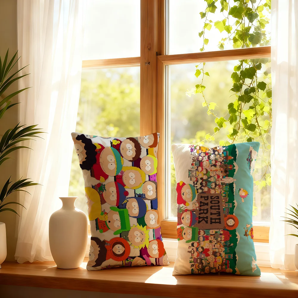 S-SOUTH Animation P-PARK cushion cover Double sided Printed Room Bedding Hit Product Sofa Decorative