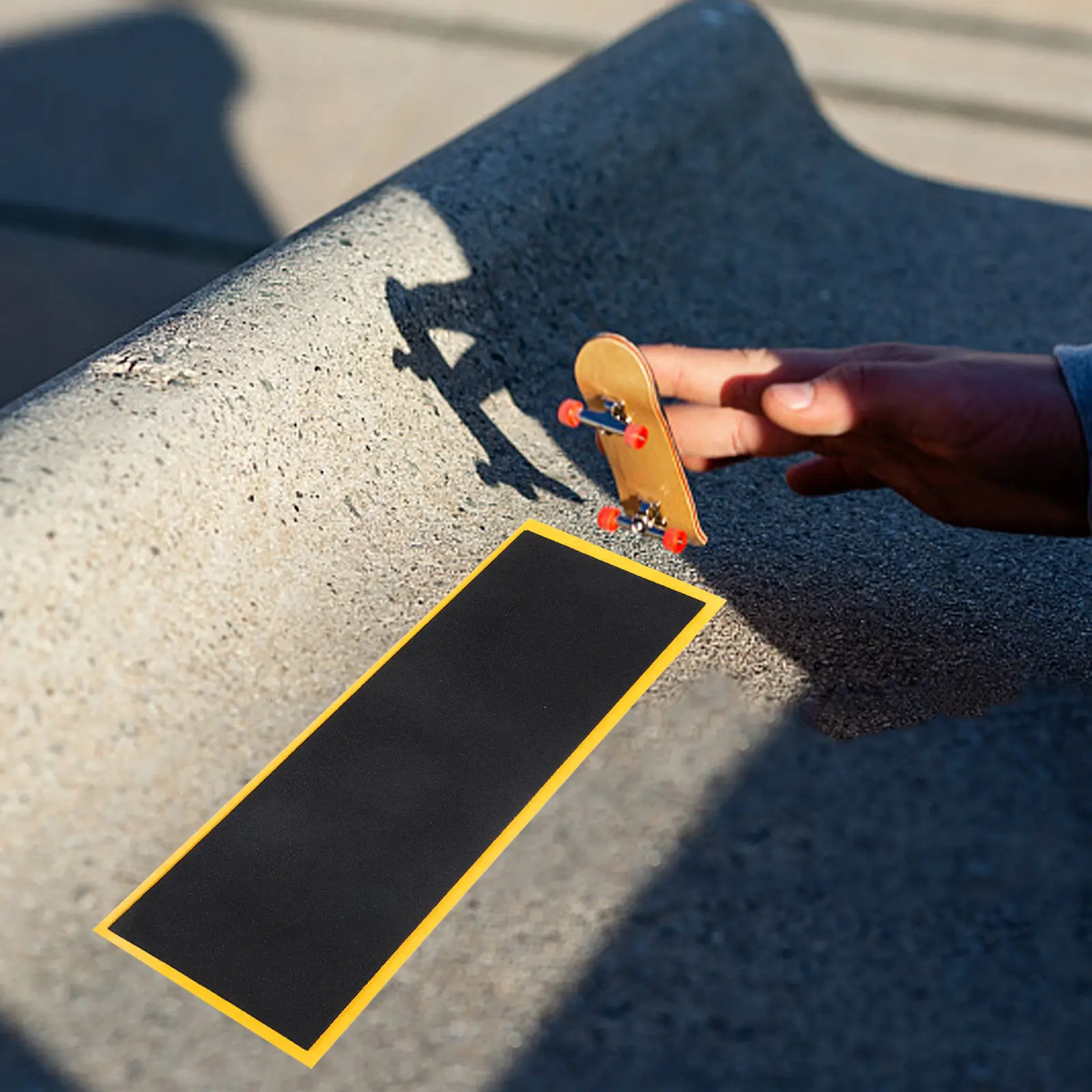 

10 Pcs Tape Adhesive Grip Pads Finger Skateboard Supplies Black for Skateboards Foams Fingerboards