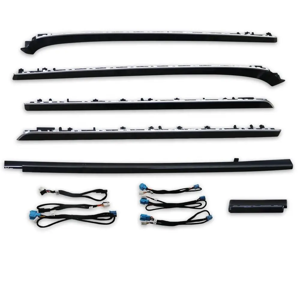 Premium 64-Color RGB LED Car Interior Ambient Light Kit with Dimmable & Music Sync Modes for Mercedes-Benz S-Class W223 S500L