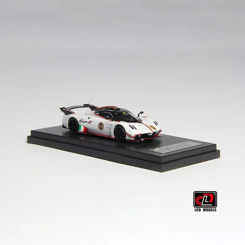 Modelo de coche a escala 1/64 fundido a presión LCD 1:64 Pagani Huayra, modelo de coche de aleación, vehículos de juego, juguetes para niños, caja Original