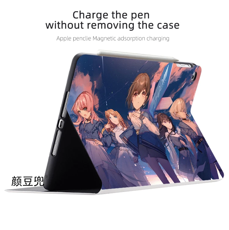 حلم بانج! إنها MyGO Anime لهاتف سامسونج جالاكسي تاب S9 لايت 8.7 2021 حافظة SM-T220/T225 غطاء حامل ثلاثي الطي جالاكسي تاب S6 لايت S8