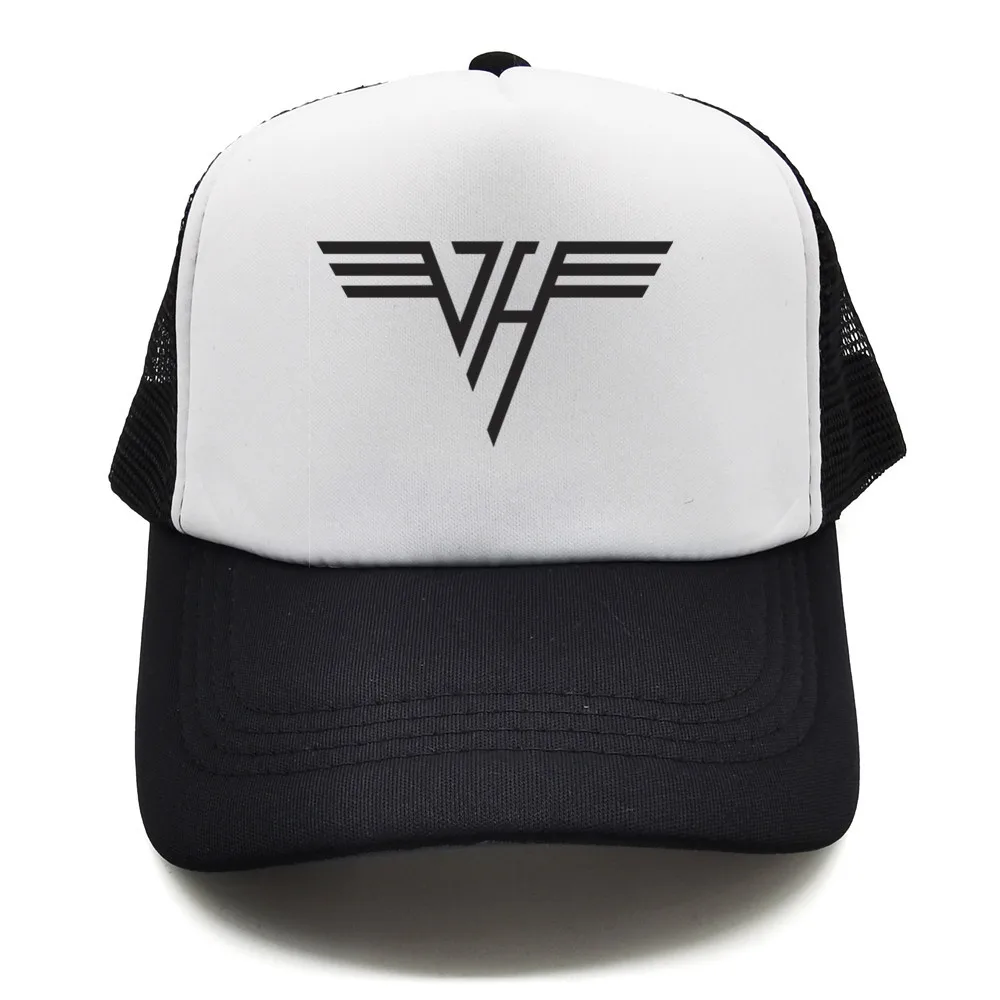 Van Halen Trucker Caps Men Women Hat Baseball Cap Summer Unisex Mesh Net Caps MZ-257