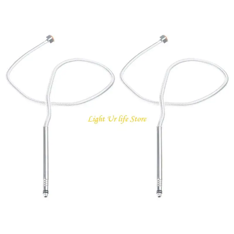 

63HA 2pcs взрывопродавший впускной шланговой шланг для шланга горячая и холодная вода входная труба