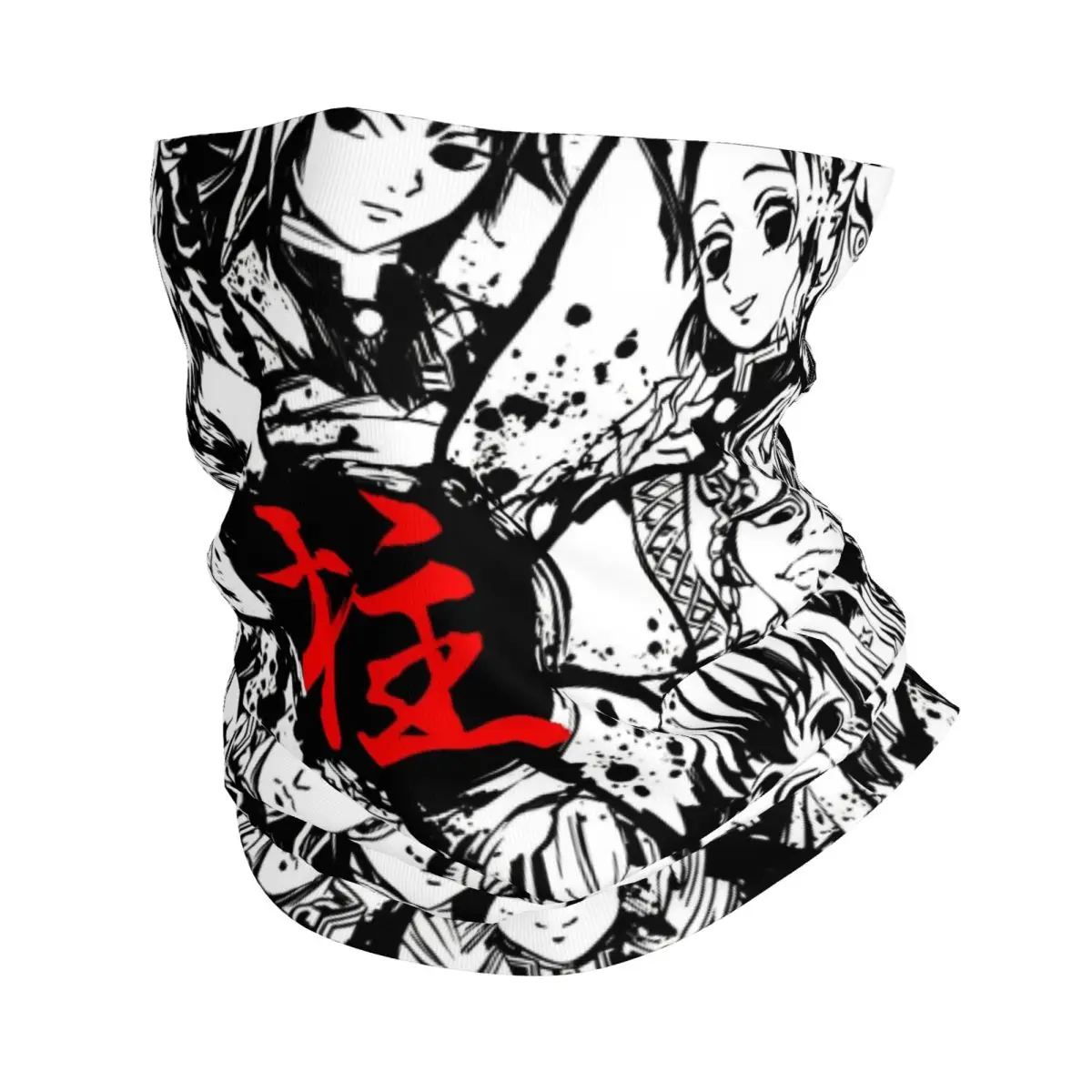 Demons Anime Hashira Bandana Neck Cover Slayers Printed K-Kimetsu Balaclavas Wrap Scarf Multi-use Headwear Outdoor Unisex Adult