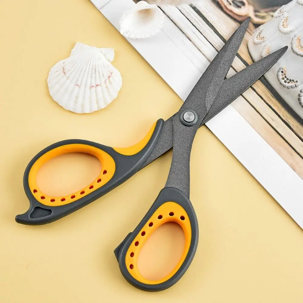 

Durable Anti Stick Home Scissor Anti Rust Cutting Paper Office Scissors PTFE Coated Stainless Steel Tailor's Scissors Tableware