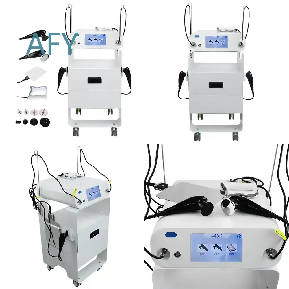 Indiba RES CAP Machine for Health and Beauty Body Care System 448kHz RF Therapy Device for Professional Use Facial Body